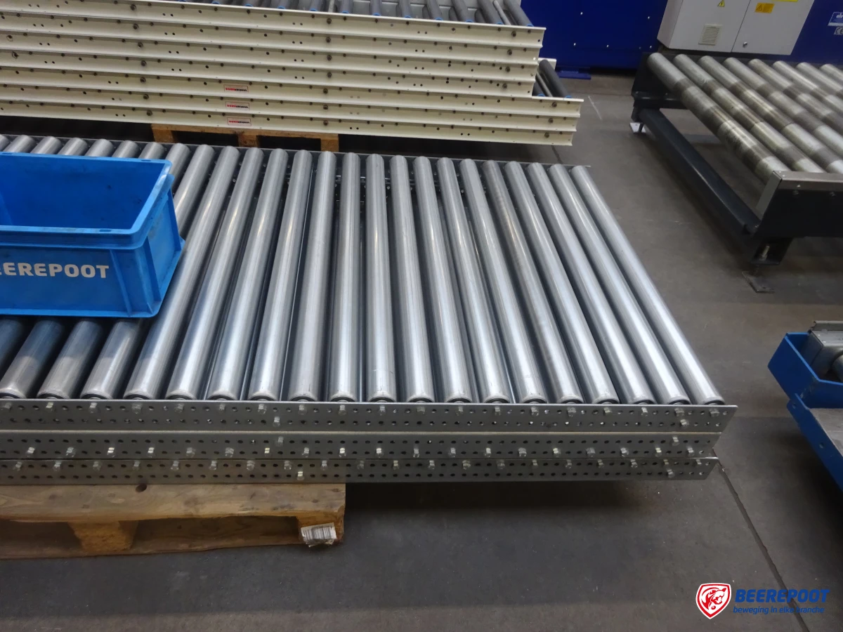 Rollenbaan, pallets